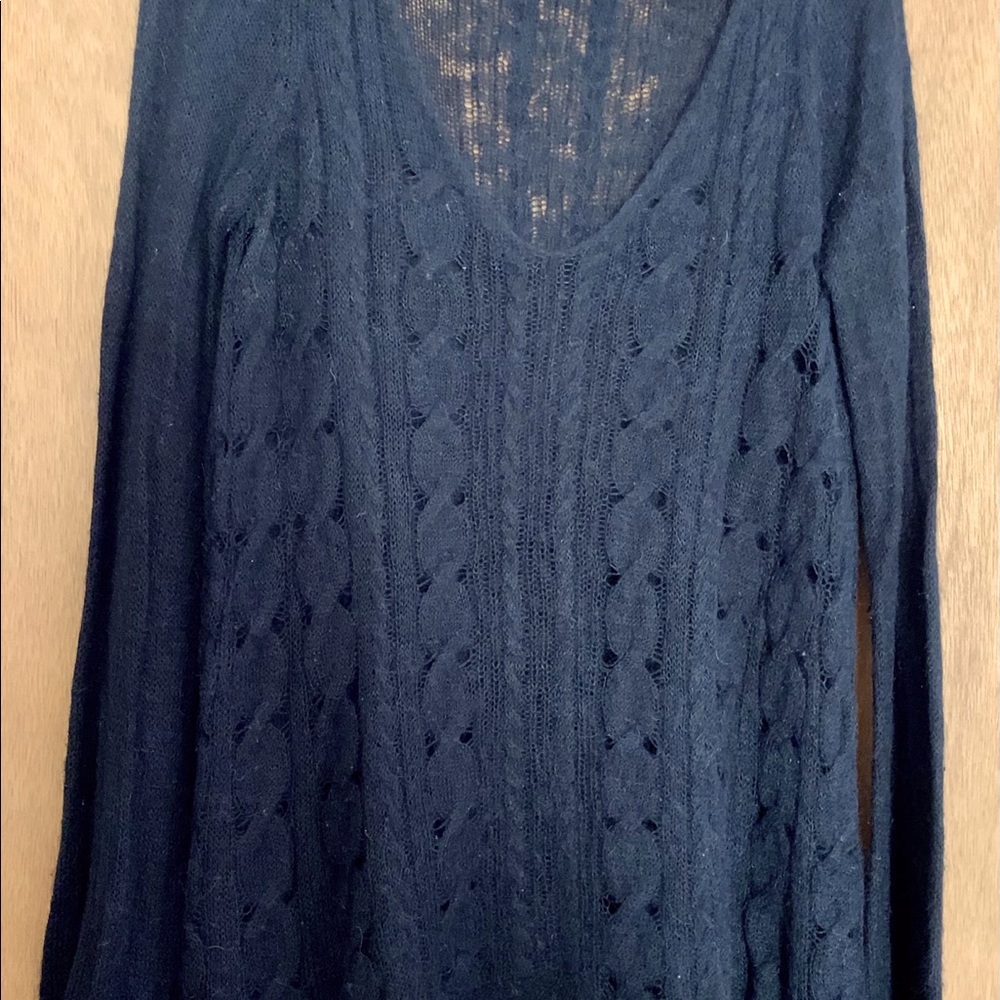 Free People HTF Mohair Flirty Tunic Sweater